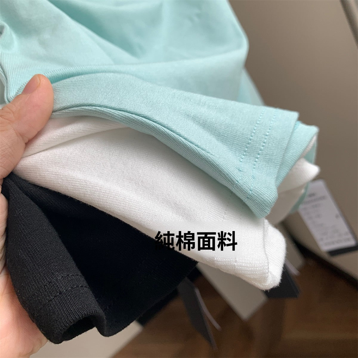 CGF3273-98B 一字領氣質扭結上衣(6色)