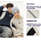 CBDMW3990-8H 撞色拼接圓領秋季刺繡明線分割上衣(2色)
