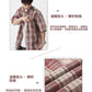 CBEMC7189-8H 復古撞色格紋短袖襯衫春夏襯衣外套(2色)