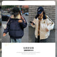 📺︎︎ CGCA016-8B 美式條紋設計感拼接棉衣外套(2色)