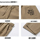 CBAMK2397-8H 口袋字母繡花工裝休閒褲春季復古寬鬆直筒褲(2色)