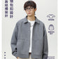 CBCMJ6038-8H 翻領插肩袖休閒呢子外套(2色)