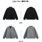 CBCMJ6038-8H 翻領插肩袖休閒呢子外套(2色)