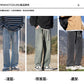 CBATS2363-65B 秋季新款牛仔褲直筒寬鬆潮牌拖地闊腿長褲(3色)