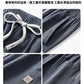 CBAMP2502-65B 夏季純棉水洗復古鬆緊腰直筒休閒褲(5色)