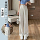 CGA9870-101B 冰絲闊腿褲夏季高腰垂感雪紡直筒褲(5色.常規.加長款)