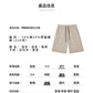 CBS93237-124B 夏季雙面斜紋針織運動五分休閒衛褲男女抽繩寬鬆短褲(6色)