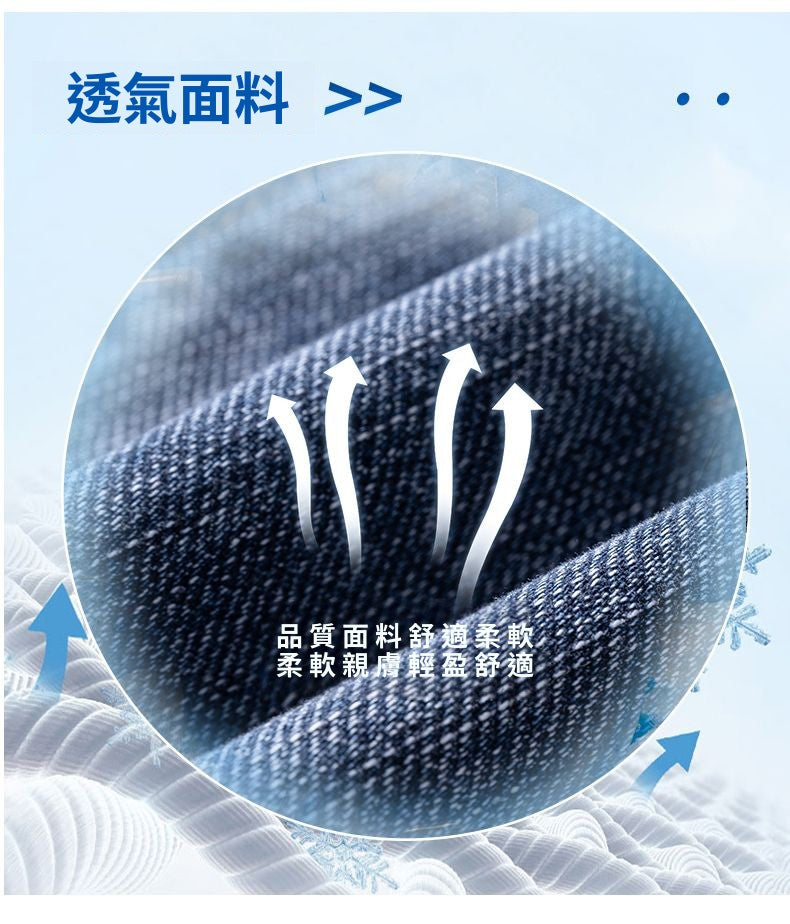 CBADN871-1B 寬鬆束脚牛仔褲爆款彈力褲(3色)