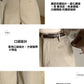 📺︎︎ CGA61282-37B 春夏洗水棉高腰長褲寬鬆闊腿九分休閒褲(2色)