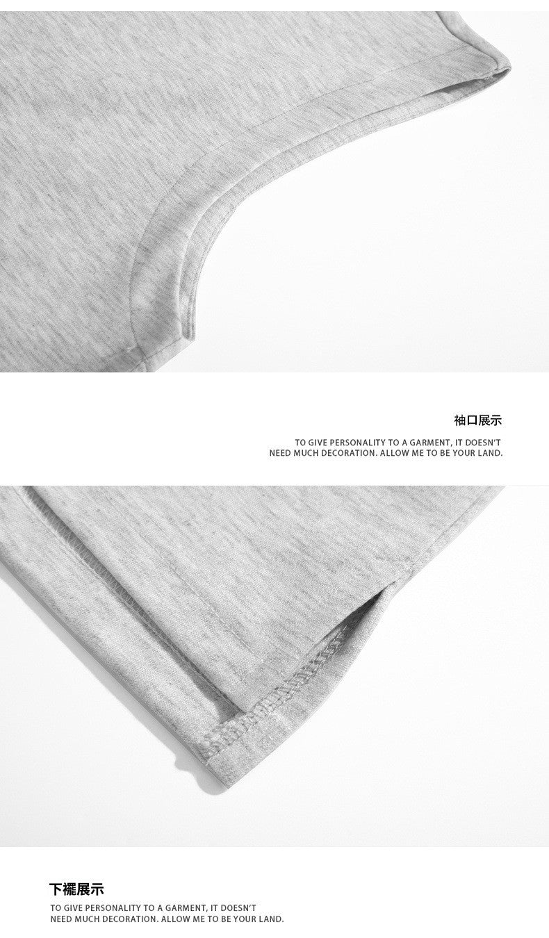 CBEYGL-9210-124B 背心280g重磅美式寬鬆運動拼接無袖坎肩背心(7色)